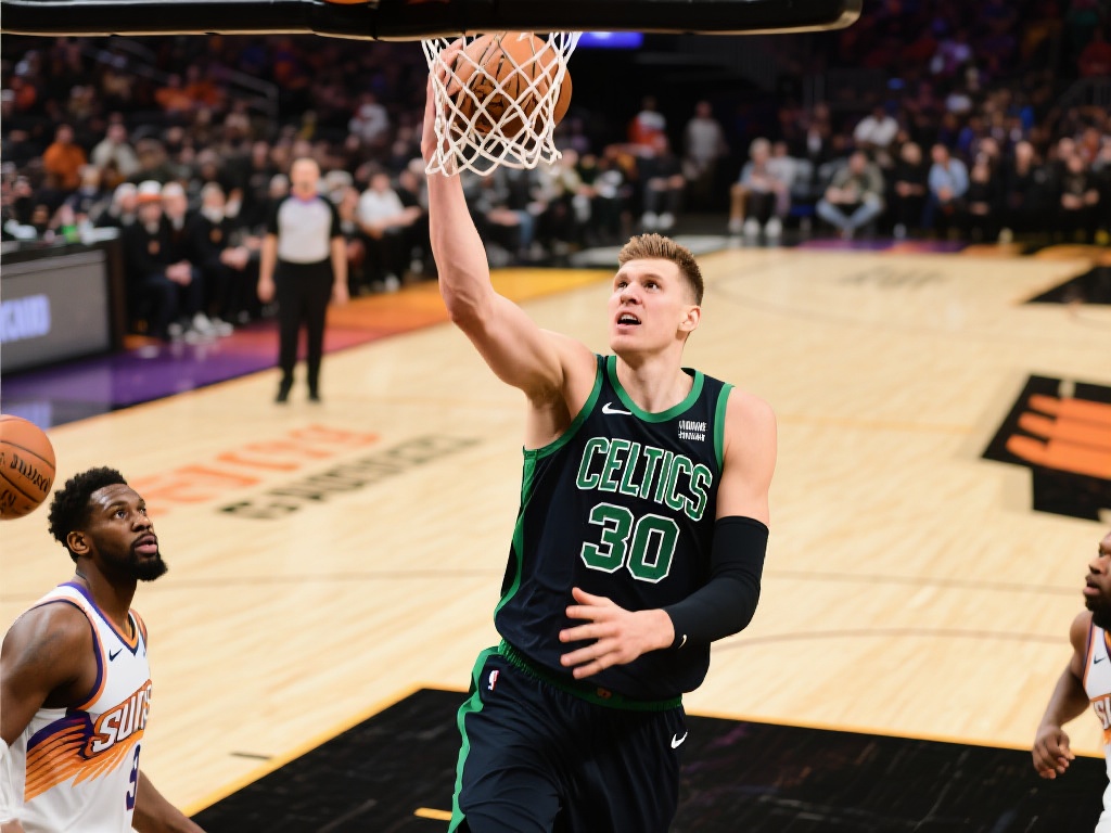 波尔津吉斯狂砍30分 凯尔特人轻取太阳