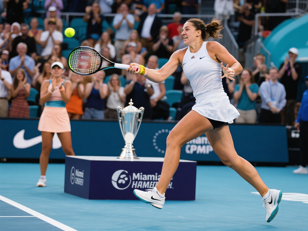 萨巴伦卡强势问鼎迈阿密赛首夺女单桂冠