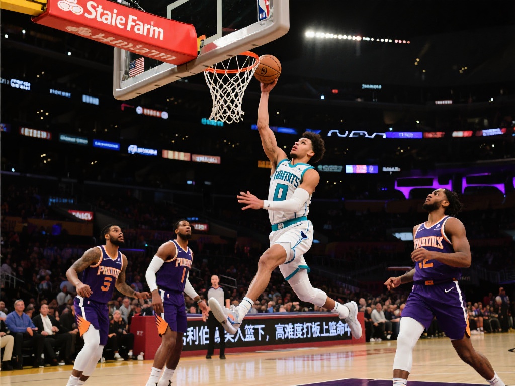 哈利伯顿闪耀篮下 高难度打板绝妙命中