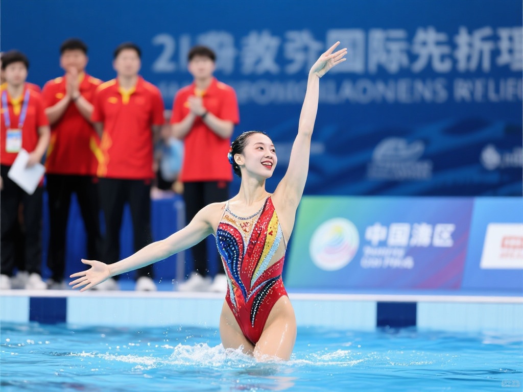 徐汇妍斩获花游世界杯加拿大站单人技术自选金牌